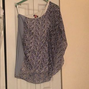 Bebe one shoulder dress